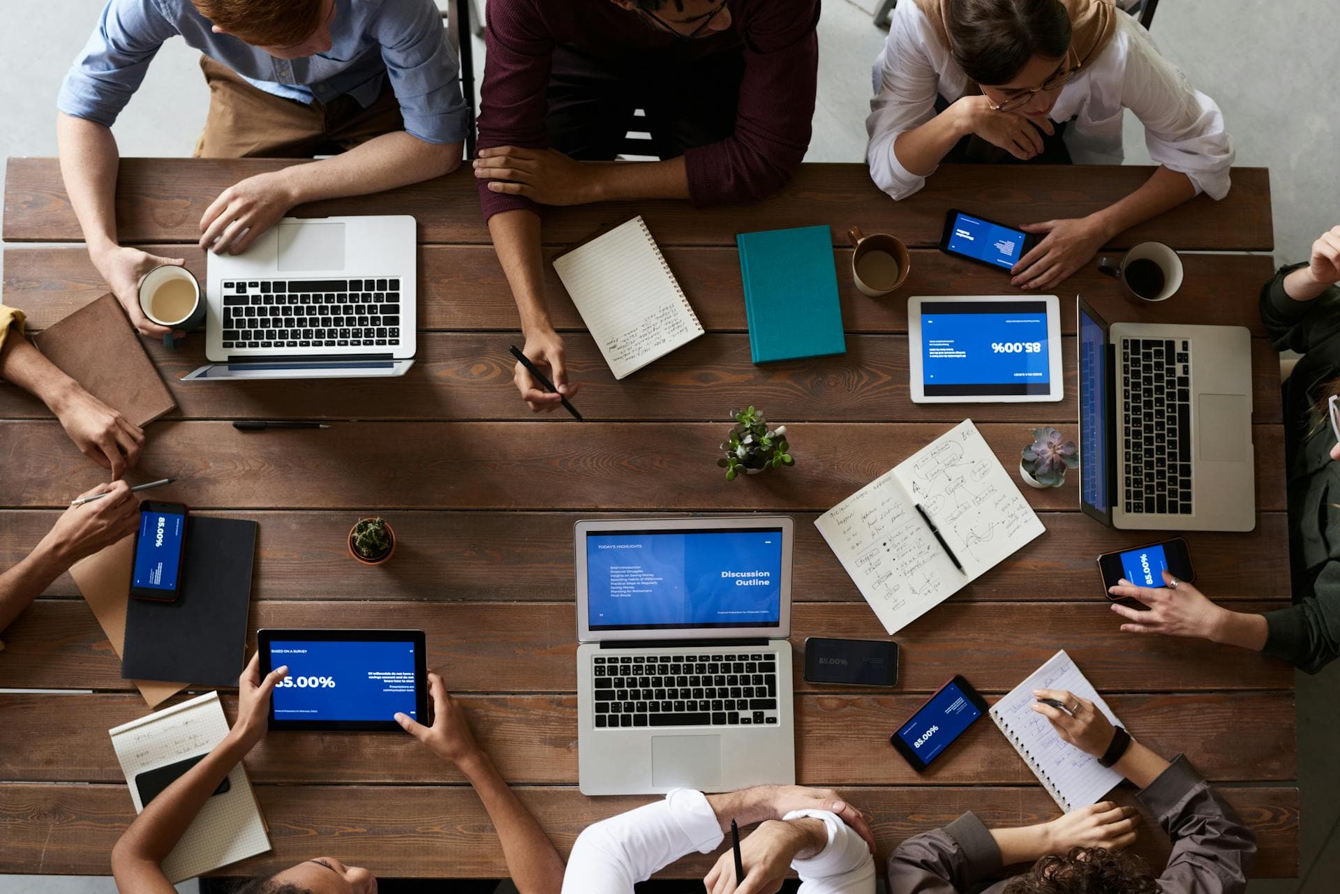 ReapMind team collaborating in the office