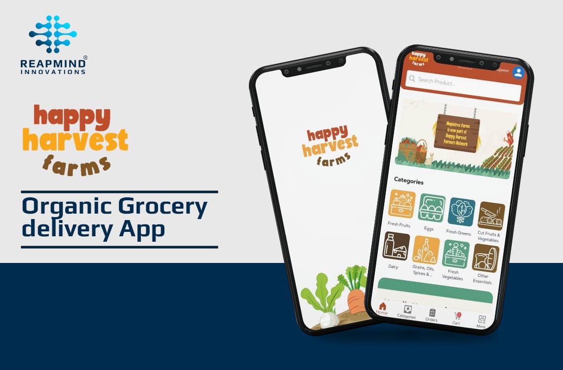 Happy Harvest Farms organic grocery app